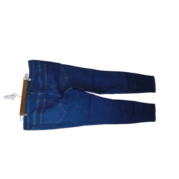 H & M Plus Medium Wash Jeans Curvy Jeggings Ultra High Waist Ankle Sz 18 - Picture 4 of 7